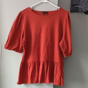 Women's Red Orange Top